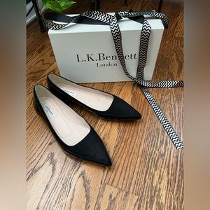 L.K. Bennett "Agatha" Flats in Black